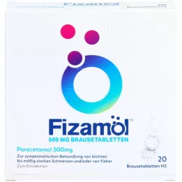 FIZAMOL 500 mg effervescent tablets, 20 pcs
