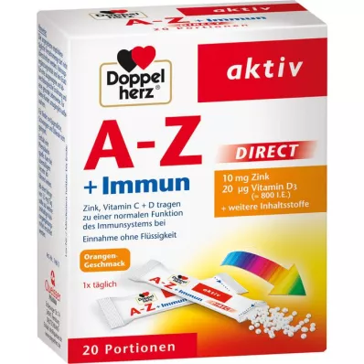 DOPPELHERZ A-Z+Immun DIRECT Pellets, 20 pcs