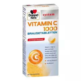 DOPPELHERZ Vitamin C 1000 system effervescent tablets, 40 pcs