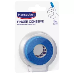 HANSAPLAST Finger bandage self-adhesive 2.5 cm x 5 m blue, 1 piece