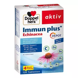 DOPPELHERZ Immun plus Echinacea Depot Tablets, 120 pcs