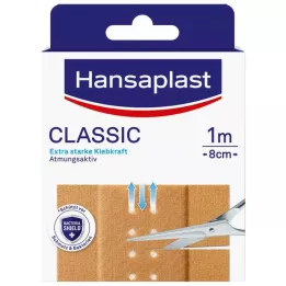 HANSAPLAST Classic plaster 8cm x1 m, 1 pc