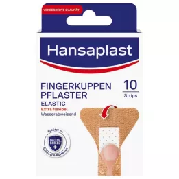 HANSAPLAST Elastic Fingertip Plaster Strips, 10 pcs