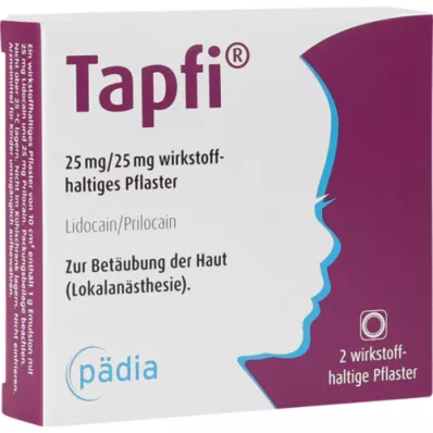 TAPFI 25 mg/25 mg of active ingredient pavement,pcs