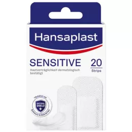 HANSAPLAST Sensitive Plaster Hypoallergenic Strips, 20 pcs