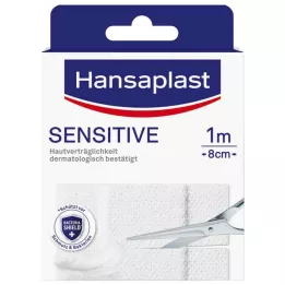 HANSAPLAST Sensitive Plaster.hypoallergenic 8 cmx1 m, 1 pc