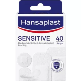 HANSAPLAST Sensitive Pflast. Hypoallergen Strips, 40 pcs
