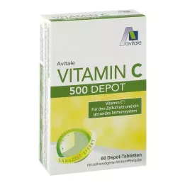 VITAMIN C 500 mg Depot Tablets, 60 pcs