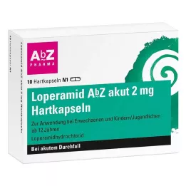 LOPERAMID AbZ acute 2 mg hard capsules, 10 pcs