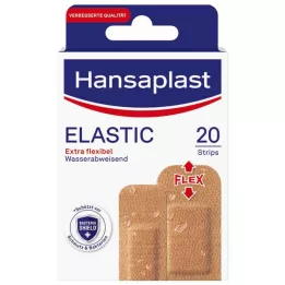 HANSAPLAST Elastic plaster strips, 20 pieces
