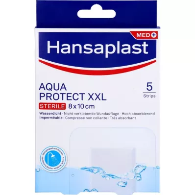 HANSAPLAST Aqua Protect Wundverbststeril 8x10 cm, 5 pcs