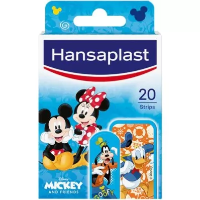 HANSAPLAST Children Pflaster Strips Mickey &amp; Friends, 20 pcs