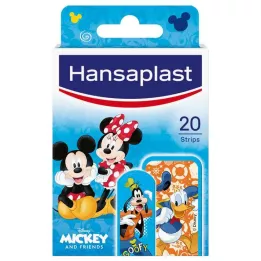HANSAPLAST Childrens plaster strips Mickey & Friends, 20 pcs