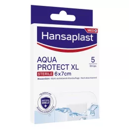 HANSAPLAST Aqua Protect wound dressing sterile 6x7 cm, 5 pcs