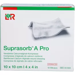 SUPRASORB A Pro calcium alginate compact 10x10 cm, 10 pcs