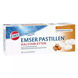 EMSER Pastilles throat lozenges salted caramel, 30 pcs