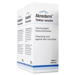 AKNEDERM Tincture sensitive, 2X50 ml