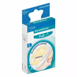 BLASENPFLASTER foot 3.8x7 cm high, 5 pcs