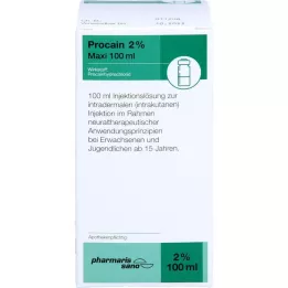 PROCAIN Pharmarissano 2% maxi inj.-lsg.fla.100 ml, 100 ml