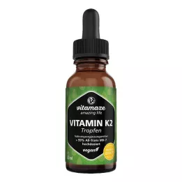 VITAMIN K2 MK7 drops high dose vegan, 50 ml
