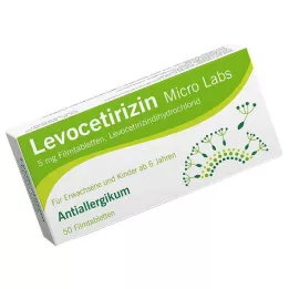 LEVOCETIRIZIN Micro Labs 5 mg film-coated tablets, 50 pcs