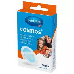 COSMOS Burn plasters 43x68 mm, 8 pcs