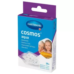 COSMOS aqua plaster strips 3 sizes, 20 pieces