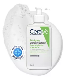 CERAVE Cream-to-Foam Cleanser, 236 ml