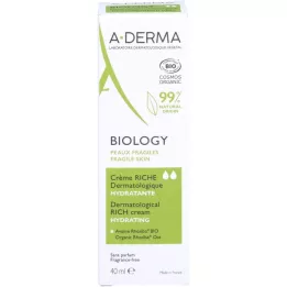 A-DERMA Biology cream richly dermatologically, 40 ml
