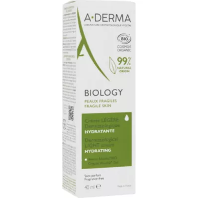 A-DERMA Biology cream slightly dermatologically, 40 ml