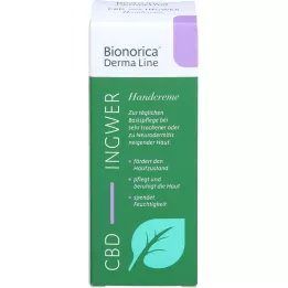 BIONORICA Derma Line Ingwer-CBD Hand cream, 50 ml