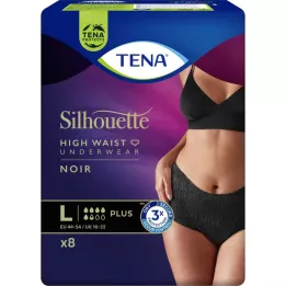 TENA SILHOUETTE Plus L Noir, 8 pcs