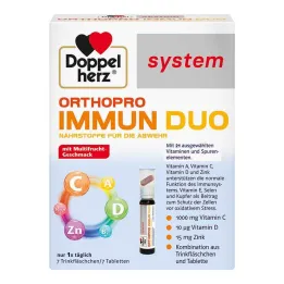 Doppelherz Orthopro Immun Duo system drinking ampoules, 7 pcs