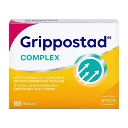 GRIPPOSTAD Complex ASS/Pseudoeph.500/30 mg Orange, 10 pcs