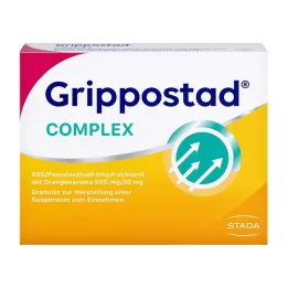 GRIPPOSTAD Complex ASS/Pseudoeph.500/30 mg Orange, 20 pcs