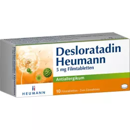 DESLORATADIN Heumann 5 mg film -coated tablets, 10 pcs