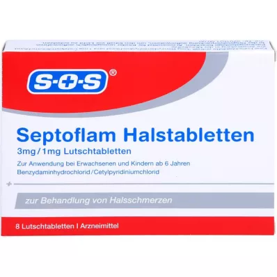 SEPTOFLAM Throat lozenges, 8 pcs SEPTOFLAM Throat lozenges, 8 pcs