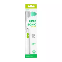 GUM SONIC DAILY Sonic toothbrush white, 1 piece