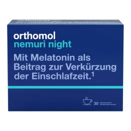 Orthomol nemuri night granules, 30x10 g
