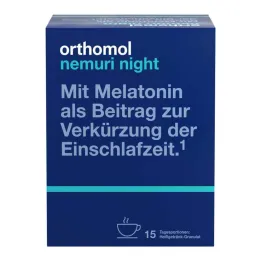 Orthomol nemuri night granules, 15X10 g