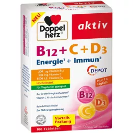 DOPPELHERZ B12+C+D3 Depot Active tablets, 100 pcs