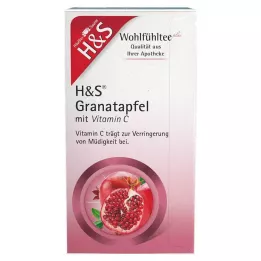 H&amp;S Pomegranate with Vitamin C Filter Bag, 20X2g