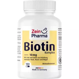 BIOTIN KOMPLEX 10 mg + zinc + selenium high dose Caps., 180 pcs