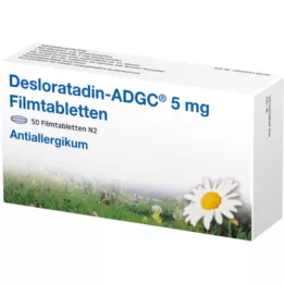 DESLORATADIN ADGC 5 mg film-coated tablets, 50 pcs
