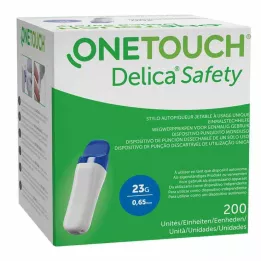 ONE TOUCH Delica Safety disposable lancing device 23 G, 200 pcs