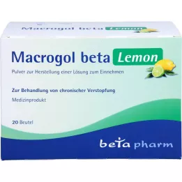 MACROGOL beta Lemon Plv.z.Her.e.Lsg.z.Ingest, 20 pcs