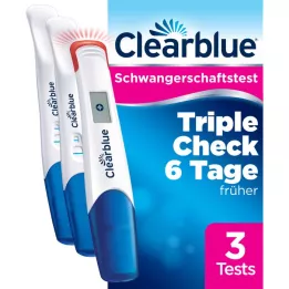 CLEARBLUE Τεστ εγκυμοσύνης TripleCheck πολύ νωρίς, 3 ώρες