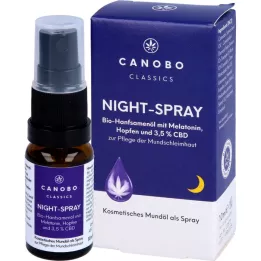 CANOBO Night spray 3.5% hops/melatonin organic CBD, 10 ml