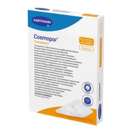 Cosmopor transparent film dressing 5x7.2 cm sterile, 5 pieces