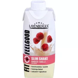 LAYENBERGER Fit+Feelgood Slim Shake Raspberry Vanil., 330 ml